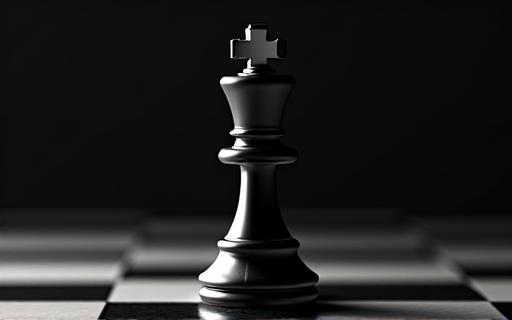 A chess piece representing strategic executive placement.
